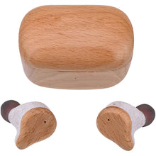 Load image into Gallery viewer, Prixton TWS163 earbuds — Wood (front)
