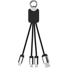 Load image into Gallery viewer, SCX.design C15 quatro light-up cable — Black / White (front)