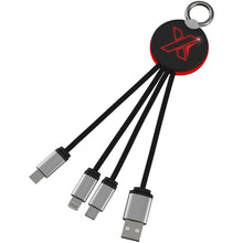Load image into Gallery viewer, SCX.design C16 ring light-up cable — Red / Black