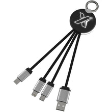 Load image into Gallery viewer, SCX.design C16 ring light-up cable — Black / White