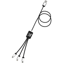 Load image into Gallery viewer, SCX.design C17 easy to use light-up cable — Black / White