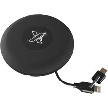 Load image into Gallery viewer, SCX.design C18 3-in-1 travel light-up cable — Black (detail 2)