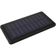 Load image into Gallery viewer, SCX.design P30 8000 mAh light-up solar power bank — Black (back)