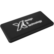 Load image into Gallery viewer, SCX.design P30 8000 mAh light-up solar power bank — Black (detail)