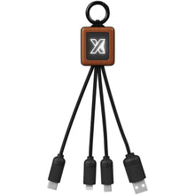 Load image into Gallery viewer, SCX.design C19 20W wooden easy to use cable — Wood / Black (detail 2)