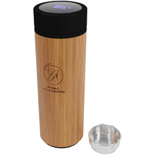 Load image into Gallery viewer, SCX.design D11 500 ml bamboo smart bottle — Wood (detail)