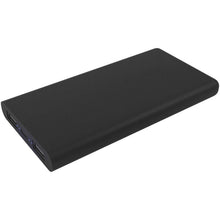 Load image into Gallery viewer, SCX.design P40 10.000 mAh light-up wireless rubber power bank — Black (detail 2)