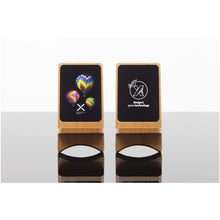 Load image into Gallery viewer, SCX.design W16 15W light-up wireless wooden stand — lifestyle