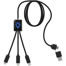 Load image into Gallery viewer, SCX.design C28 5-in-1 extended charging cable — Blue / Black