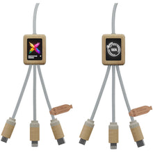 Load image into Gallery viewer, SCX.design C49 5-in-1 charging cable — Light brown