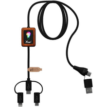 Load image into Gallery viewer, SCX.design C46 5-in-1 CarPlay cable — Black (detail)