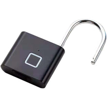 Load image into Gallery viewer, SCX.design T11 smart fingerprint padlock — Black (detail)