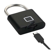 Load image into Gallery viewer, SCX.design T11 smart fingerprint padlock — Black (detail 2)