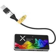 Load image into Gallery viewer, SCX.design H20 8-in-1 USB hub with dual input and 6-ports — Black