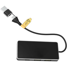 Load image into Gallery viewer, SCX.design H20 8-in-1 USB hub with dual input and 6-ports — Black (front)