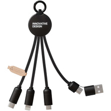 Load image into Gallery viewer, SCX.design C14 20W 5-in-1 charging cable — Black (back)