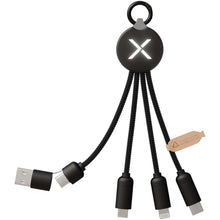 Load image into Gallery viewer, SCX.design C14 20W 5-in-1 charging cable — Black (front)