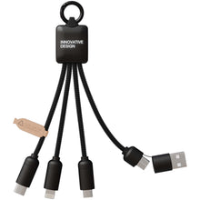 Load image into Gallery viewer, SCX.design C13 20W 5-in-1 charging cable — Black (back)