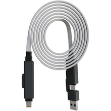 Load image into Gallery viewer, SCX.design C58 60W magnetic flat charging cable — Grey (front)
