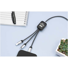 Load image into Gallery viewer, SCX.design C33 60W Type-C charging cable with dual light-up logo  — lifestyle