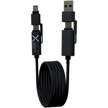 Load image into Gallery viewer, SCX.design C59 100W magnetic silicone charging cable — Black (detail)