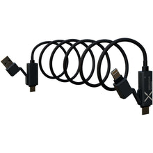 Load image into Gallery viewer, SCX.design C59 100W magnetic silicone charging cable — Black (detail 2)