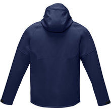 Load image into Gallery viewer, Coltan men’s GRS recycled softshell jacket — Navy (back)
