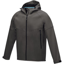 Load image into Gallery viewer, Coltan men’s GRS recycled softshell jacket — Storm grey