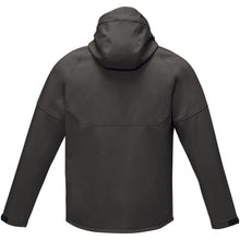 Load image into Gallery viewer, Coltan men’s GRS recycled softshell jacket — Storm grey (back)