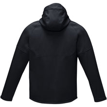 Load image into Gallery viewer, Coltan men’s GRS recycled softshell jacket — Black (back)