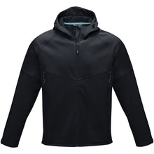 Load image into Gallery viewer, Coltan men’s GRS recycled softshell jacket — Black (front)