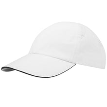 Load image into Gallery viewer, Morion 6 panel 110 g/m2 GRS recycled cool fit sandwich cap — White