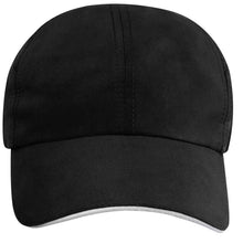 Load image into Gallery viewer, Morion 6 panel 110 g/m2 GRS recycled cool fit sandwich cap — Black (front)