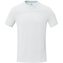 Load image into Gallery viewer, Borax 160 g/m2 short sleeve men's GRS recycled cool fit t-shirt — White (front)