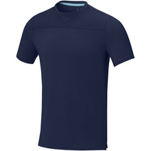 Load image into Gallery viewer, Borax 160 g/m2 short sleeve men's GRS recycled cool fit t-shirt — Navy