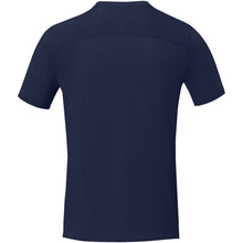 Load image into Gallery viewer, Borax 160 g/m2 short sleeve men's GRS recycled cool fit t-shirt — Navy (back)