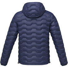 Load image into Gallery viewer, Petalite men's GRS recycled insulated down jacket — Navy (back)