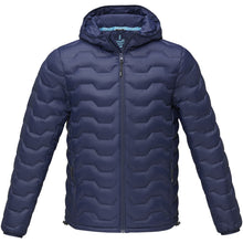 Load image into Gallery viewer, Petalite men's GRS recycled insulated down jacket — Navy (front)