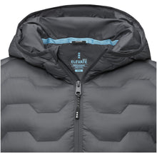 Load image into Gallery viewer, Petalite men's GRS recycled insulated down jacket — Storm grey (detail)