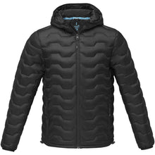 Load image into Gallery viewer, Petalite men's GRS recycled insulated down jacket — Black (front)