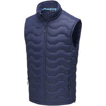 Load image into Gallery viewer, Petalite  men's GRS recycled insulated down bodywarmer — Navy
