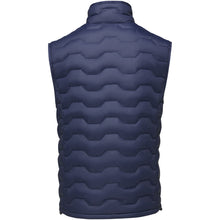 Load image into Gallery viewer, Petalite  men's GRS recycled insulated down bodywarmer — Navy (back)