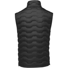 Load image into Gallery viewer, Petalite  men's GRS recycled insulated down bodywarmer — Black (back)