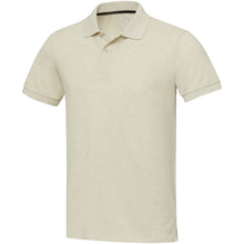 Load image into Gallery viewer, Emerald 200 g/m2 short sleeve unisex Aware™ recycled polo — Oatmeal