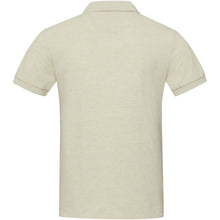 Load image into Gallery viewer, Emerald 200 g/m2 short sleeve unisex Aware™ recycled polo — Oatmeal (back)