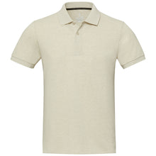 Load image into Gallery viewer, Emerald 200 g/m2 short sleeve unisex Aware™ recycled polo — Oatmeal (front)