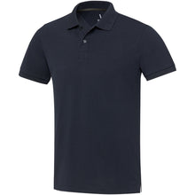 Load image into Gallery viewer, Emerald 200 g/m2 short sleeve unisex Aware™ recycled polo — Navy