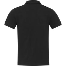 Load image into Gallery viewer, Emerald 200 g/m2 short sleeve unisex Aware™ recycled polo — Black (back)