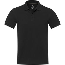 Load image into Gallery viewer, Emerald 200 g/m2 short sleeve unisex Aware™ recycled polo — Black (front)
