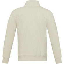Load image into Gallery viewer, Galena 320 g/m2 unisex Aware™ recycled full zip sweater — Oatmeal (back)